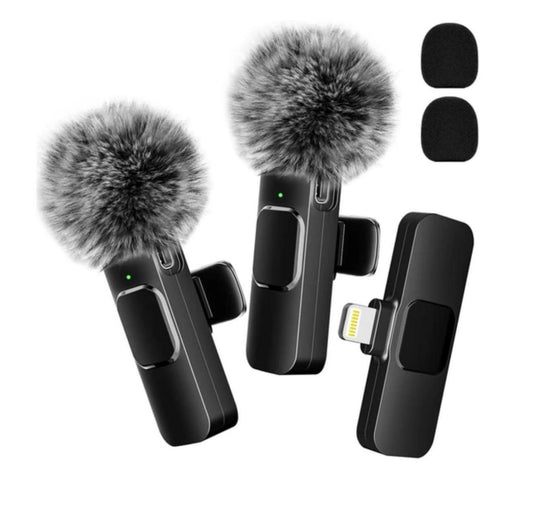 Wireless microphone for cell phones.